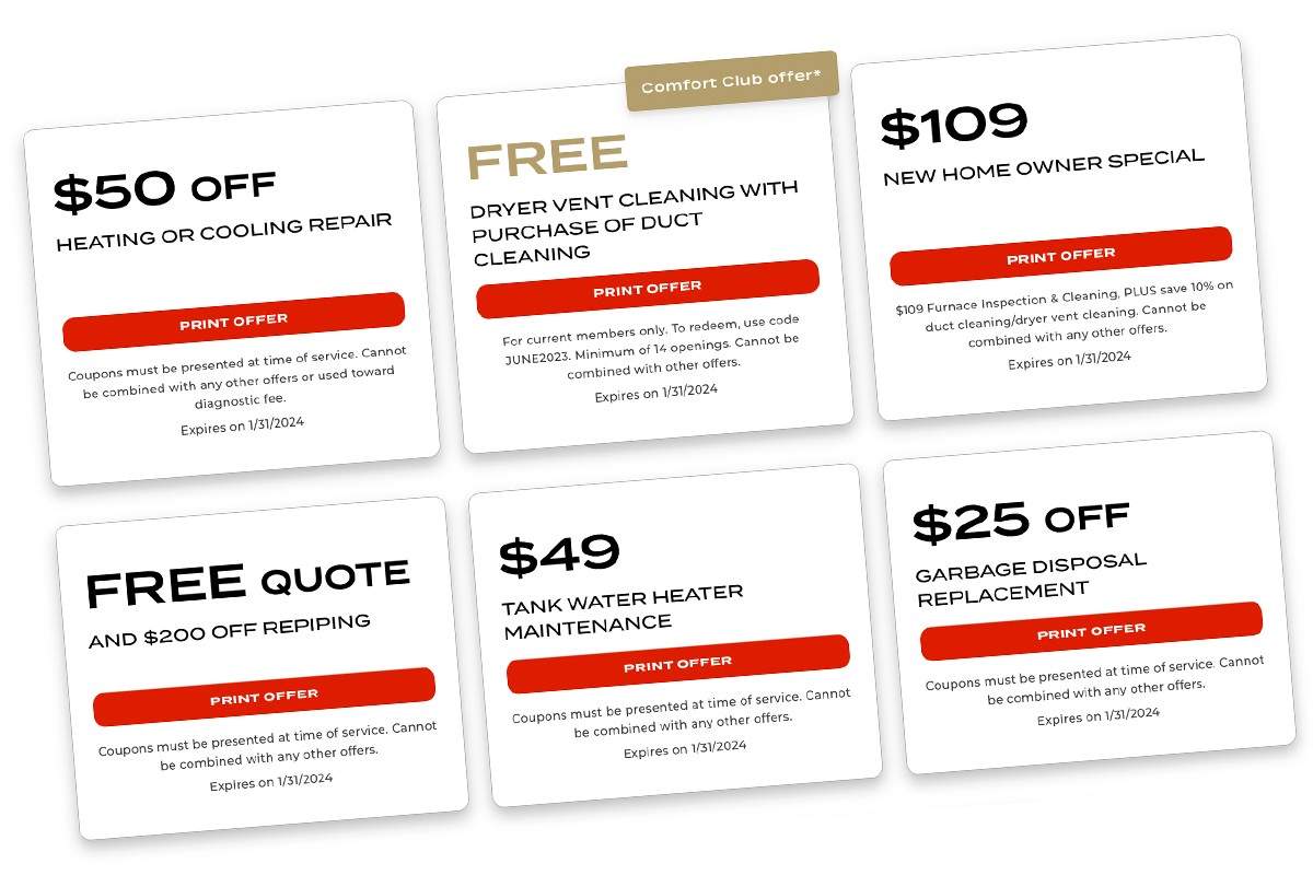 Save money on heating, cooling & plumbing repairs in Powell